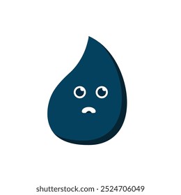 cartoon water logo simple vector design