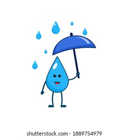 Cartoon Water Shaped Illustration Cute Cute Stock Vector (Royalty Free ...