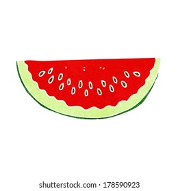 cartoon watermelon slice