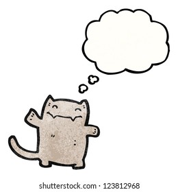 cartoon waving cat