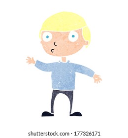 hombre que ondea dibujos animados