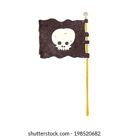 Cartoon-Wave-Piratenflagge