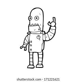 Cartoon-schwenkroboter