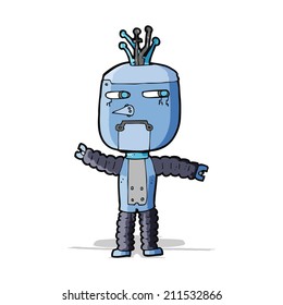 Cartoon-schwenkroboter