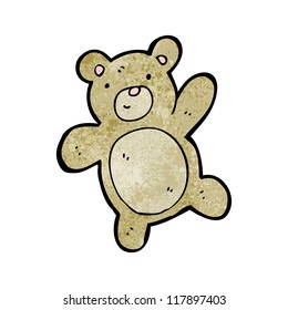caricatura de osito de peluche