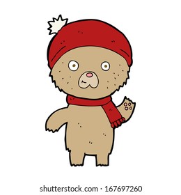 caricatura de osito de peluche