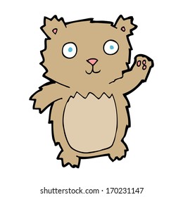 caricatura de osito de peluche