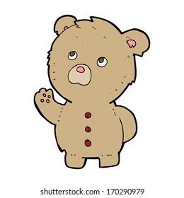 caricatura de osito de peluche