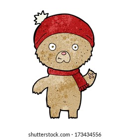 caricatura de osito de peluche