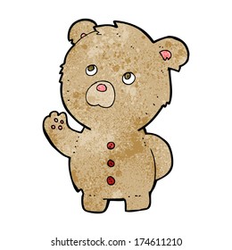 caricatura de osito de peluche