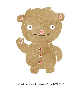 caricatura de osito de peluche
