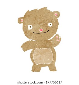 caricatura de osito de peluche