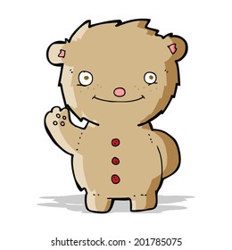 caricatura de osito de peluche