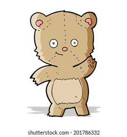 caricatura de osito de peluche