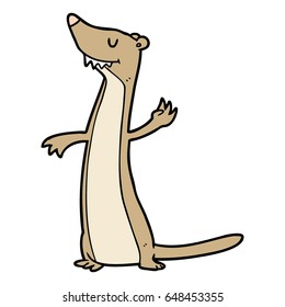 Cartoon Weasel