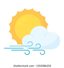 Cartoon weather icon