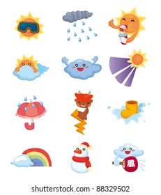 cartoon weather icon