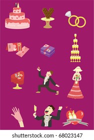 cartoon Wedding icon