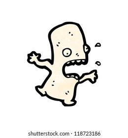 cartoon weird little alien