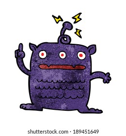 caricatura rara alienígena