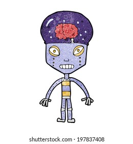 cartoon weird robot