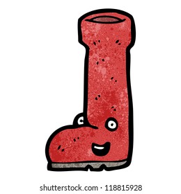 caricatura wellington boot