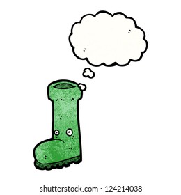 cartoon wellington boot
