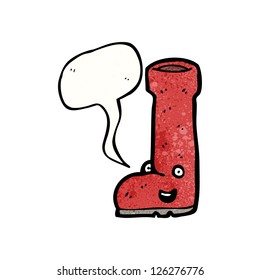 cartoon wellington boot