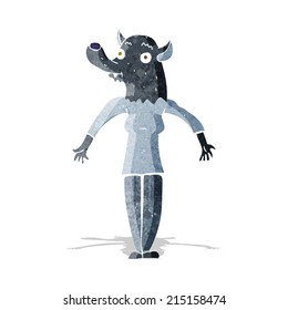 cartoon werewolf