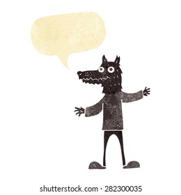 cartoon werewolf