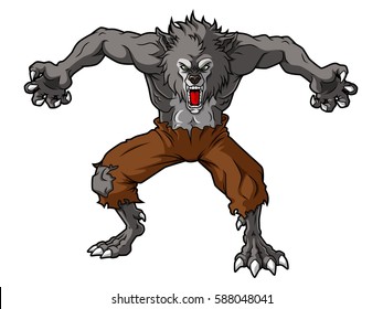 Cartoon Werewolf