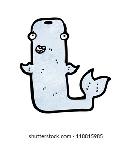 ballena de dibujos animados