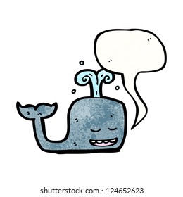 ballena de dibujos animados