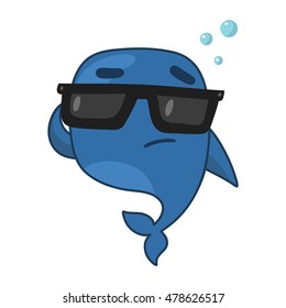cartoon whale