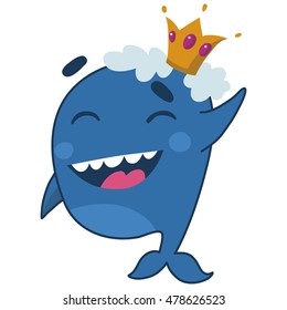 cartoon whale