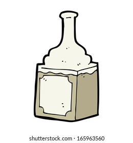 cartoon whiskey bottle
