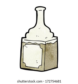 Cartoon-Whisky-Flasche