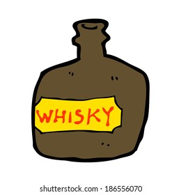 cartoon whisky jar