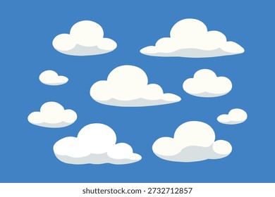 Cartoon weiße Wolken Bündel Sammlungen