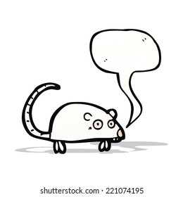 Cartoon-weiße Maus