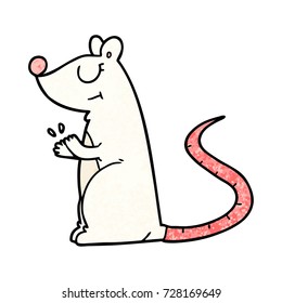 ratón blanco de dibujos animados