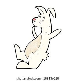conejo blanco de dibujos animados