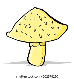 cartoon wild mushroom