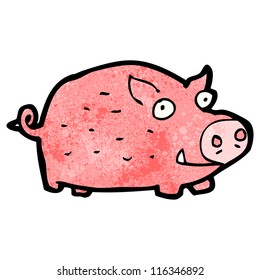 cerdo salvaje de dibujos animados