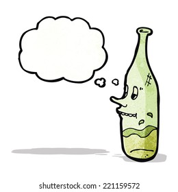vinho de desenho animado