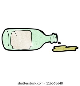 cartoon wine bottle