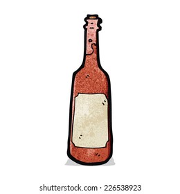 cartoon wine bottle