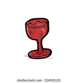 copa de vino de dibujos animados