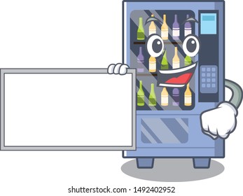 cartoon wine vending machine on character table