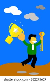 Cartoon, The Winner 